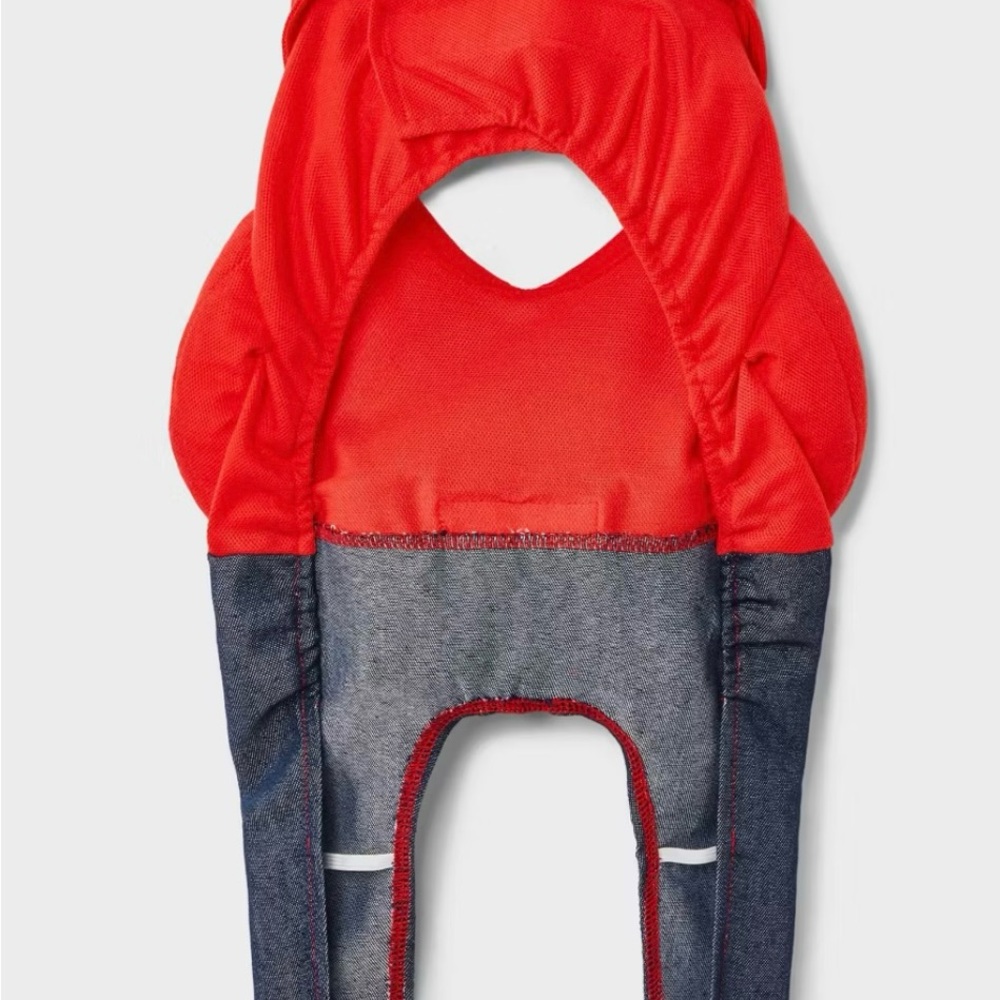 Target Team Member Jeans Dog and Cat Frontal Costume - Boots & Barkley™ Red - Picture 2 of 5